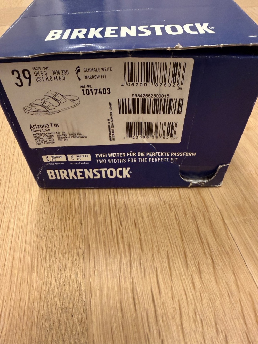 Birkenstock Arizona Shearling Size 39 Stone color - Picture 9 of 10